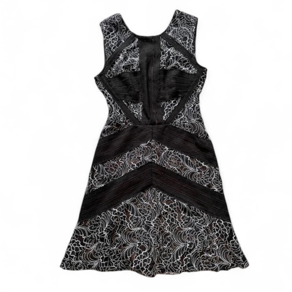 BCBGMAXAZRIA Black Lace Dress